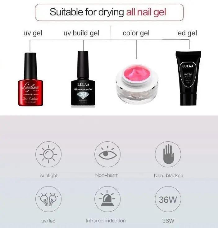 Сушилка для маникюра FD 258 Beauty Nail 36W с таймером и сенсорным управлением (621229) - фото 6 Сушилка для маникюра FD 258 Beauty Nail 36W с таймером и сенсорным управлением (621229) - фото 6