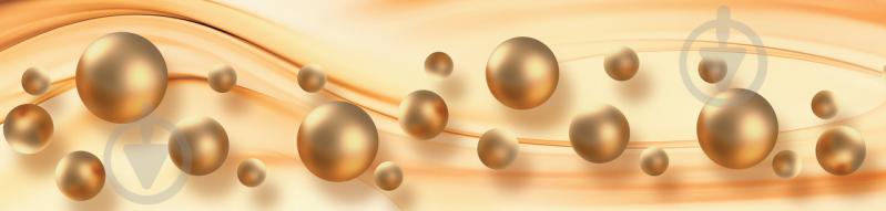 Наклейки кухонный фартук  Zatarga " Жемчуг "  600х2500 мм Золотистый (Z180260)