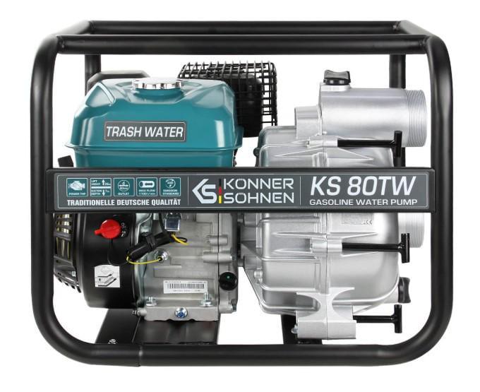 Мотопомпа для брудної води Konner&Sohnen KS 80T W (63228) Мотопомпа для брудної води Konner&Sohnen KS 80T W (63228)