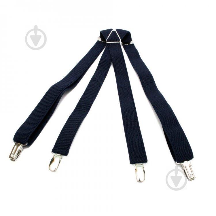 Подтяжки Gofin suspenders Х Образные Темно-синие (Pbxx-5909) - фото 3