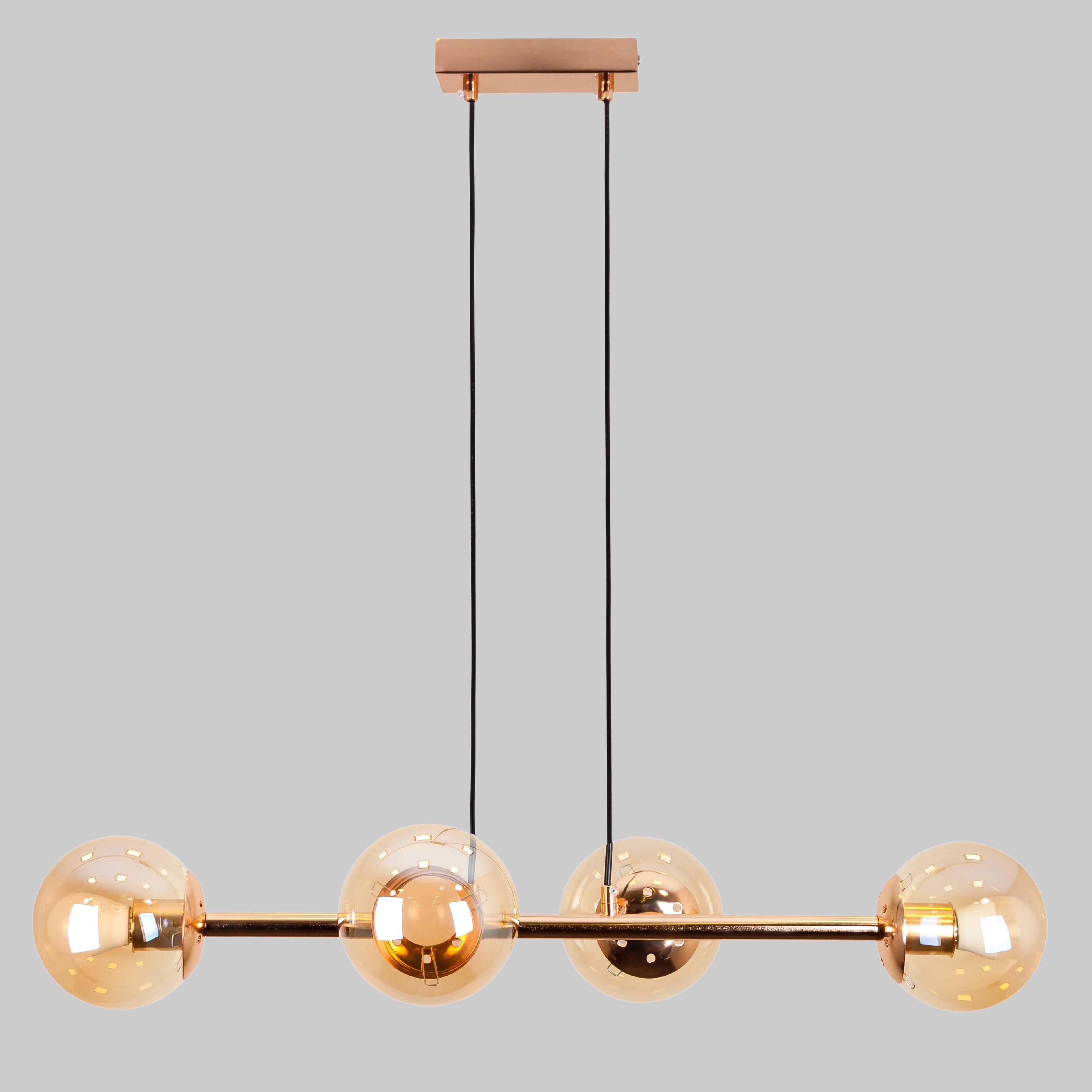 Люстра подвесная современная Modern Luxe (52-9909-4 GOLD+BR) Люстра подвесная современная Modern Luxe (52-9909-4 GOLD+BR)