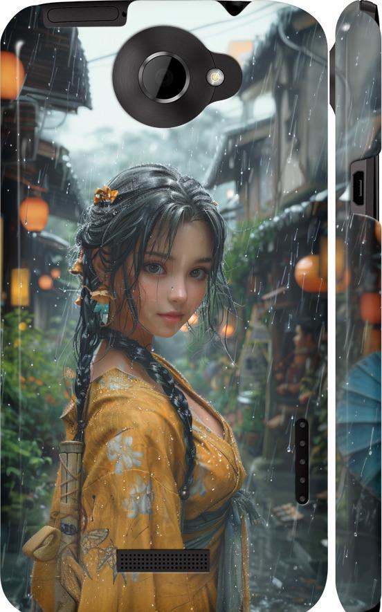 Чехол на HTC One X+ Anime-girl (6133c-69-42517)