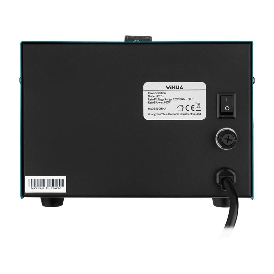 Паяльная станция компрессорная Yihua 852D+ 400 Вт 150-500С 6 кг (286813) - фото 4