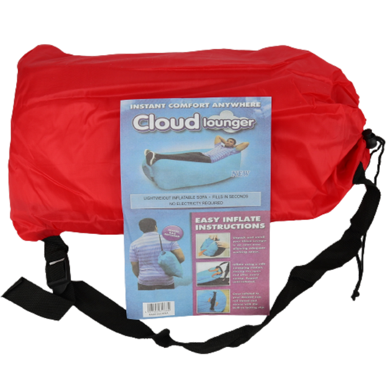 Шезлонг надувний ламзак Красный (4124116)