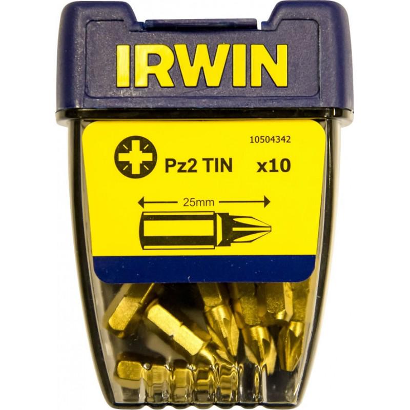 Бита IRWIN PZ2 TiN 1/4"/25 мм 10 шт. (10504342)