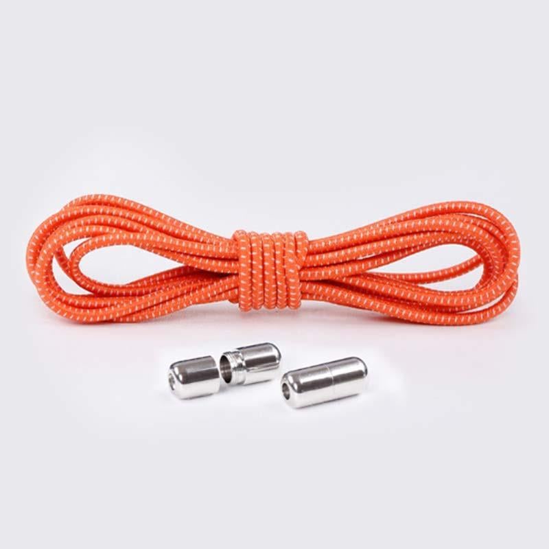 Шнурки резиновые с металлическим зажимом Оранжевый (25400464)