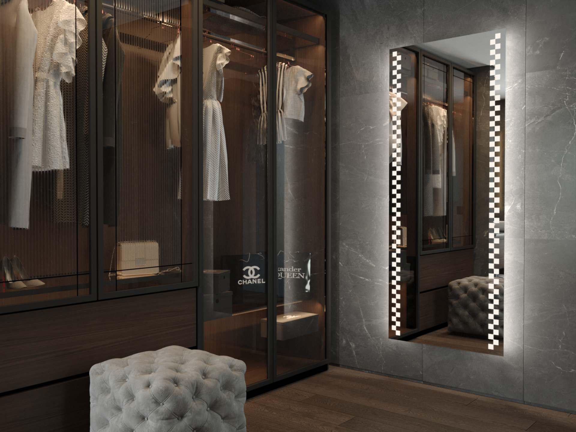 Зеркало Dim Dzerkal DOLIA с LED-подсветкой 50х70 см (9069)