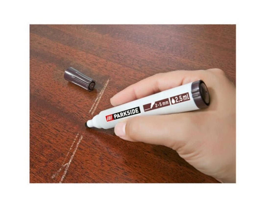 Маркер для реставрации мебели PARKSIDE N1-00861 махагон Бордовый - фото 2