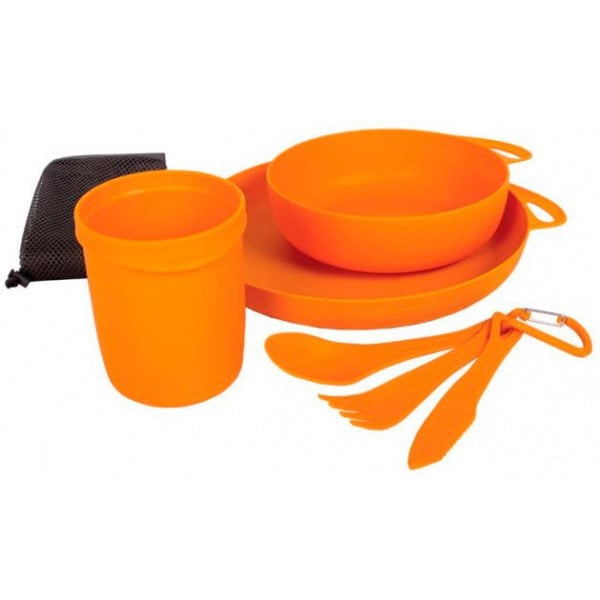 Набір туристичного посуду Sea to Summit Delta Camp Set (BowlPlate/Mug/Cutlery) Orange (ADSETOR) - фото 2