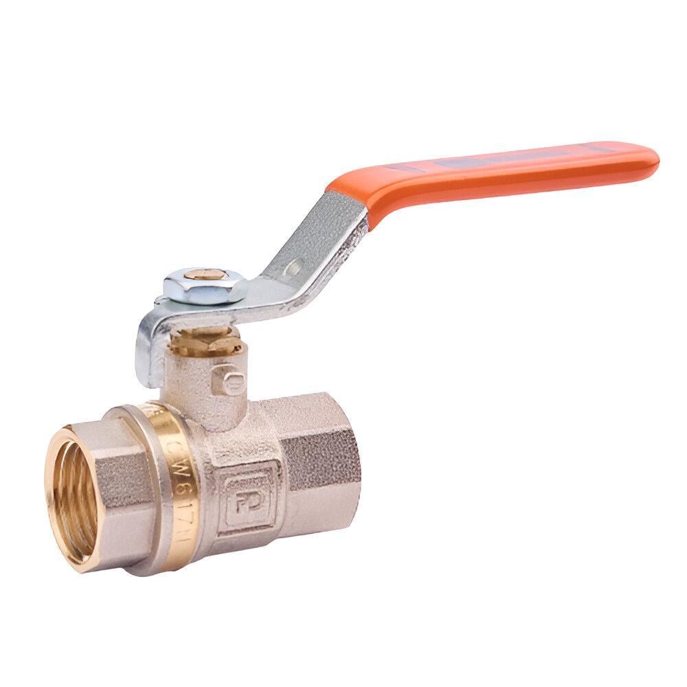 Кран шаровой FADO S.r.l ВВ прямой с ручкой 1/2" (KBR11)