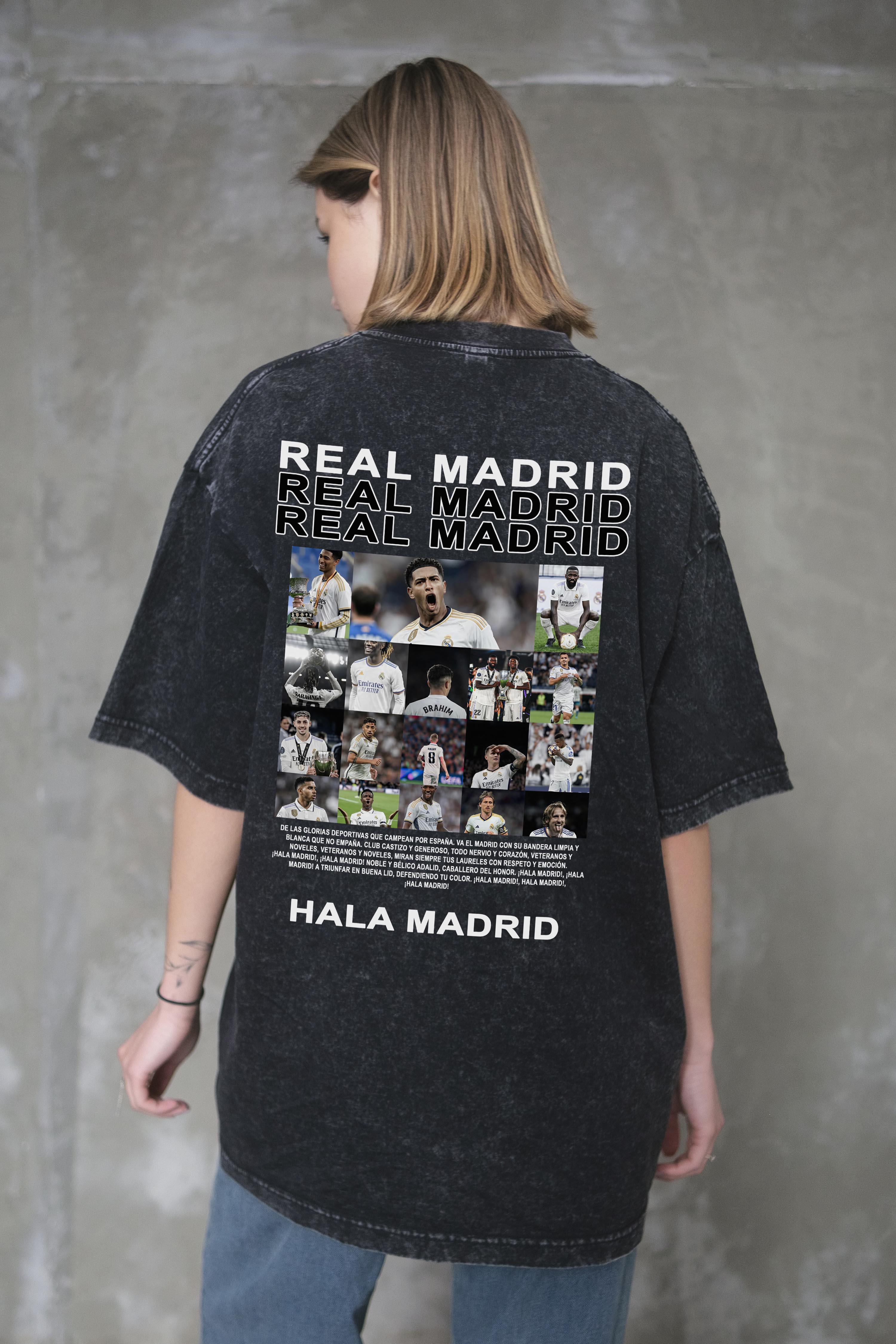 Футболка оверсайз Without Washed Real Madrid S/M Black (S/M8056374 8056375) - фото 5 Футболка оверсайз Without Washed Real Madrid S/M Black (S/M8056374 8056375) - фото 5