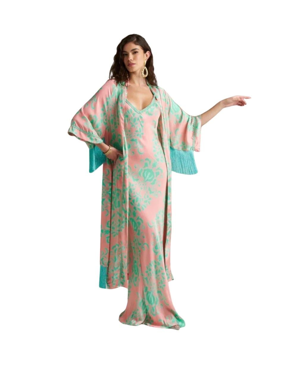 Кимоно женское PHO Firenze L Розовый (4323136)