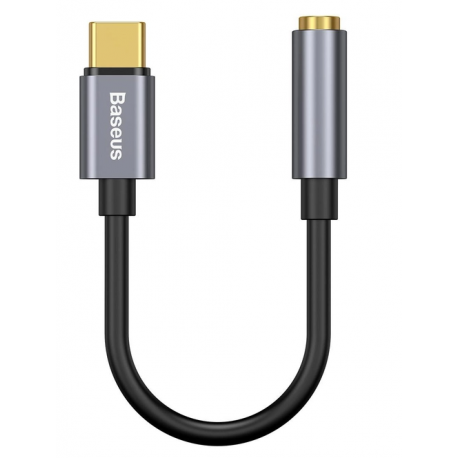 Перехідник AUX BASEUS L54 Type-C to 3,5 мм Gray (CATL54-0G)