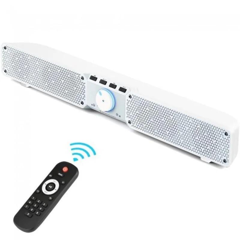 Колонка портативная с пультом SOUNDBAR Q10 Bluetooth поворотная регулировка громкости поддержка TF USB AUX