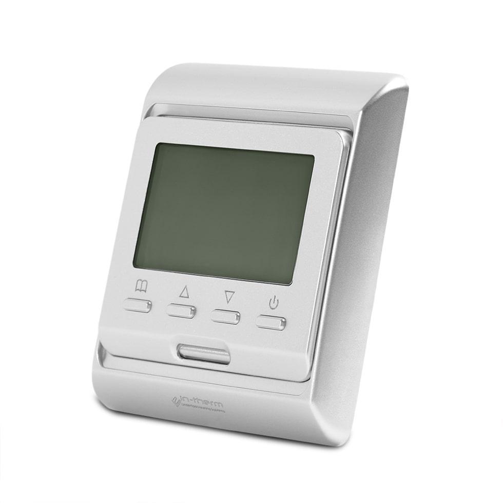 Терморегулятор для теплого пола программируемый In-Therm E 51 Silver - фото 2