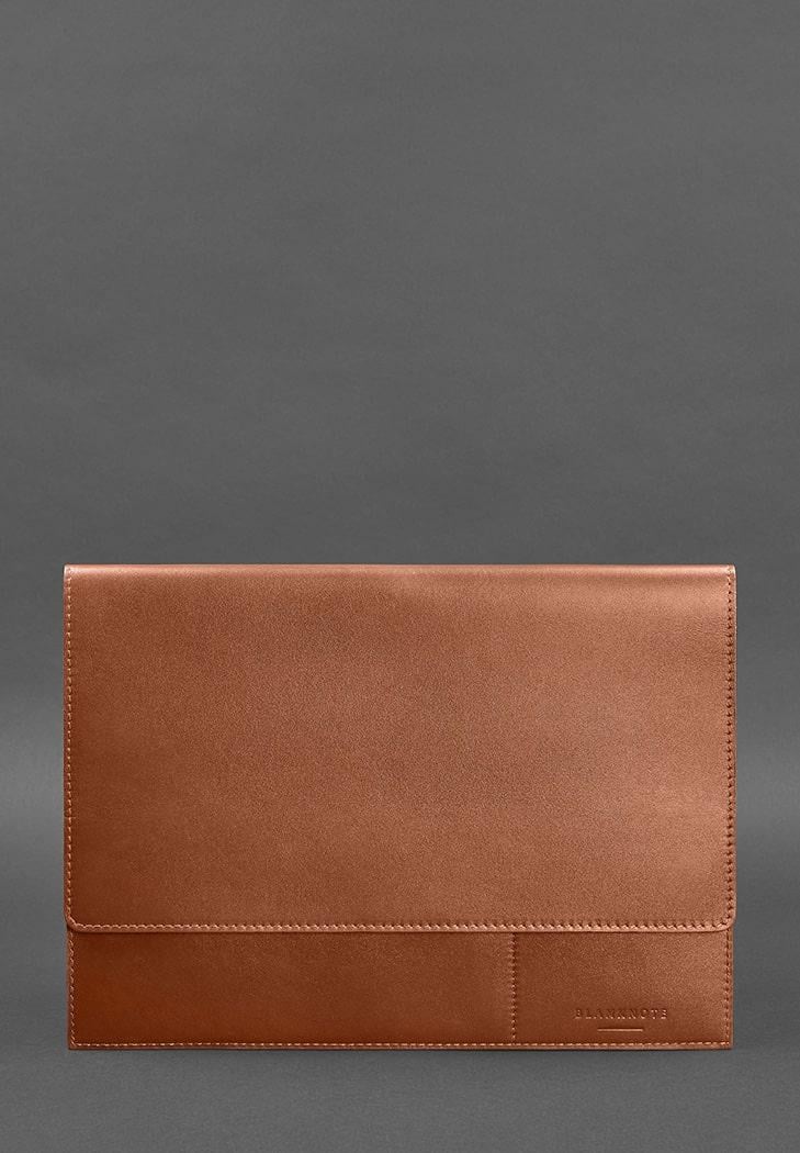 Папка шкіряна для документів А4 на магнітах Світло-коричневий (A-026685) - фото 2