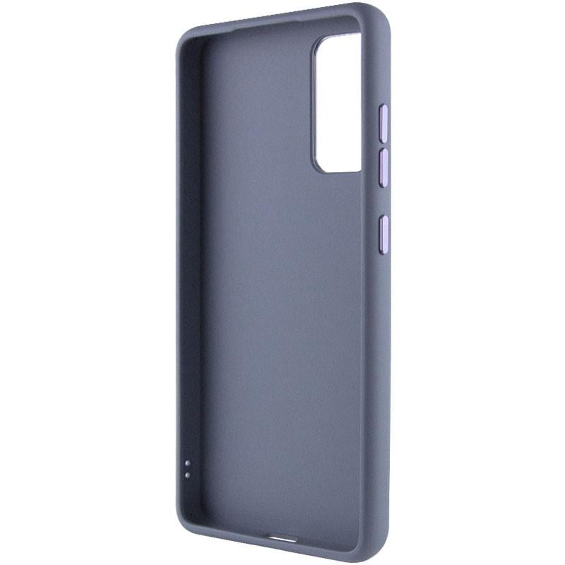 Противоударный TPU чехол Bonbon Metal Style with MagSafe для Samsung Galaxy S23 FE Серый/Lavender - фото 3