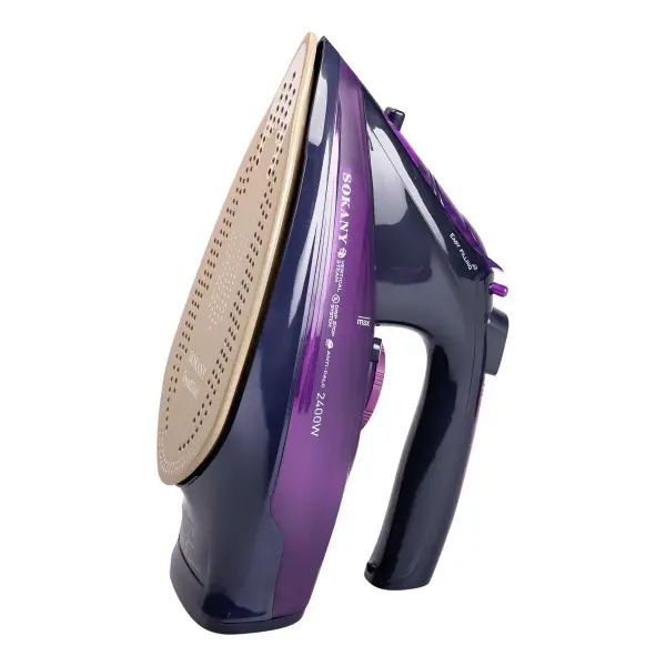 Утюг беспроводной Sokany AJ-2085 с керамической подошвой и функцией самоочистки Фиолетовый (147-107- HP-UR-2) - фото 9