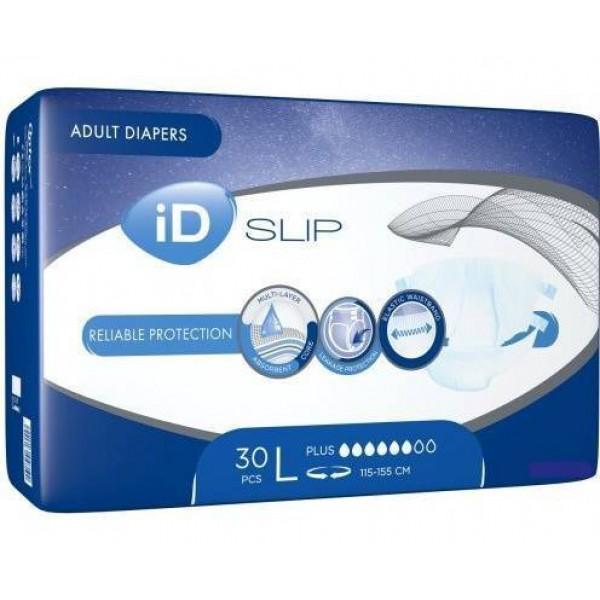 Підгузки для дорослих iD Slip Plus L 115-155 см 30 шт. (048190) - фото 1