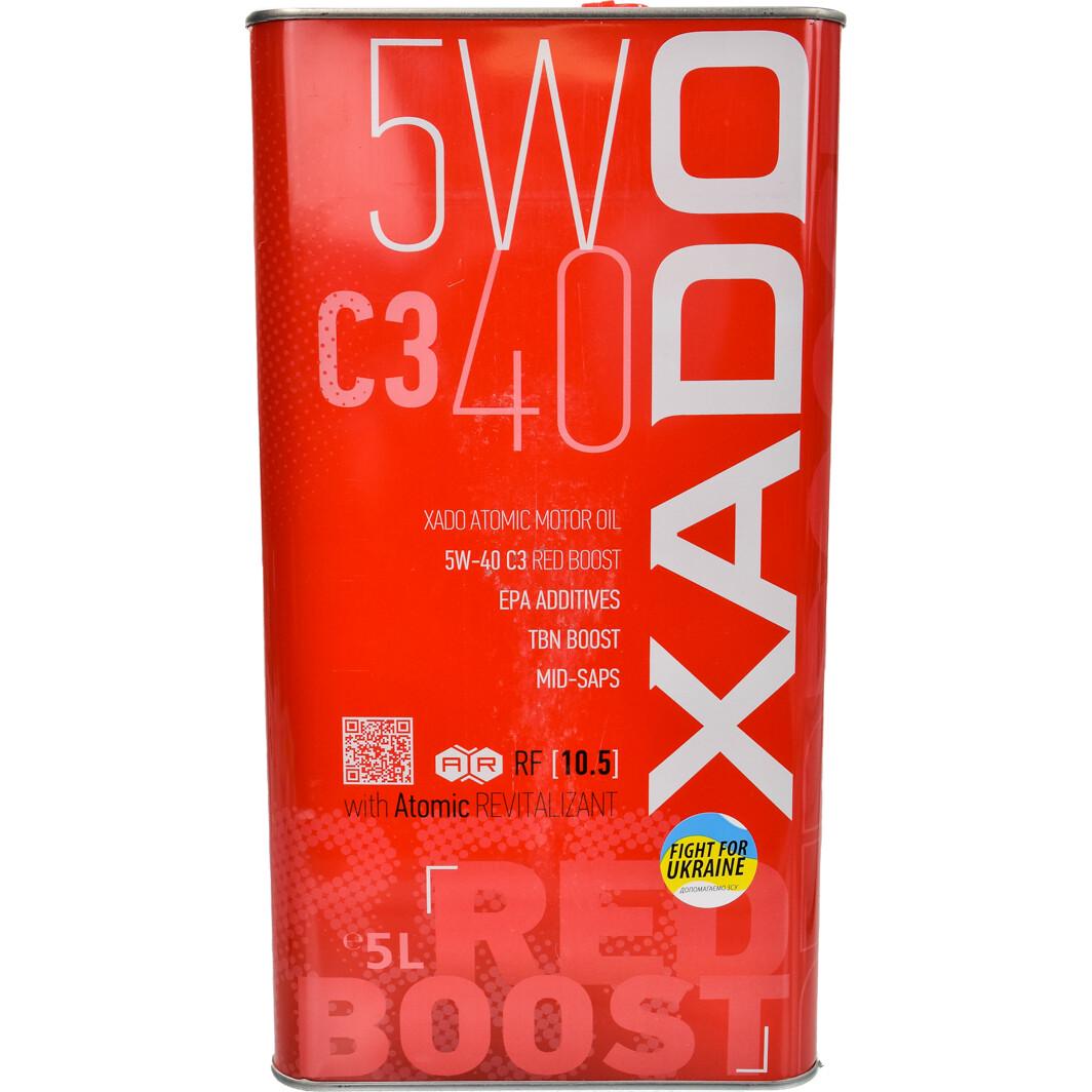 Моторное масло XADO C3 Red Boost 5W-40 5 л