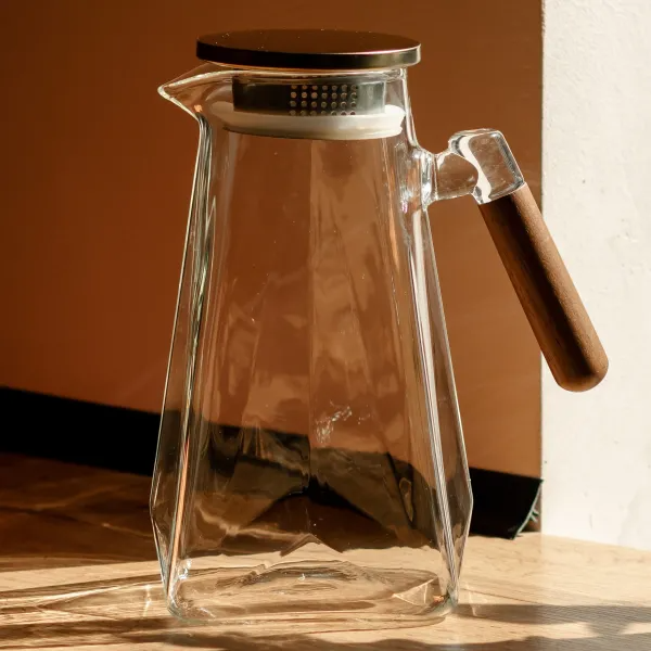 Чайник заварювальний із боросилікатного скла 2 л Прозорий - фото 6 Чайник заварювальний із боросилікатного скла 2 л Прозорий - фото 6