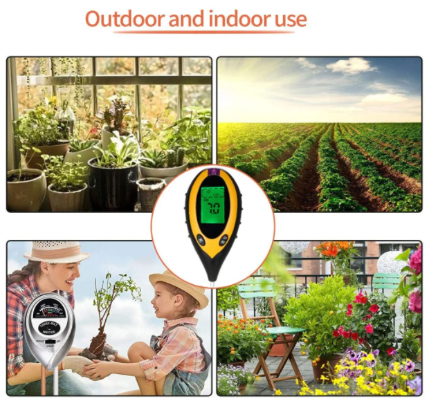 Аналізатор грунту 4в1 PH-метр/вологомір/термометр і люксметр (61476556) - фото 3 Аналізатор грунту 4в1 PH-метр/вологомір/термометр і люксметр (61476556) - фото 3