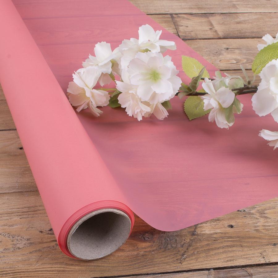 Пленка матовая 68 см 10 м Коралово-розовый (735-54)
