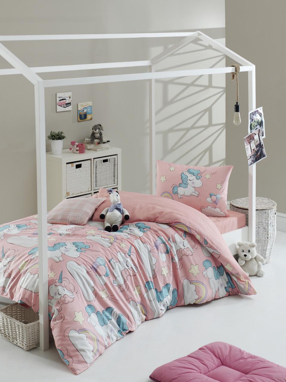 Комплект постельного белья Lotus Home Perfect Ranforce Pink dreams полуторный Розовый (svt-2000022270755) Комплект постельного белья Lotus Home Perfect Ranforce Pink dreams полуторный Розовый (svt-2000022270755)