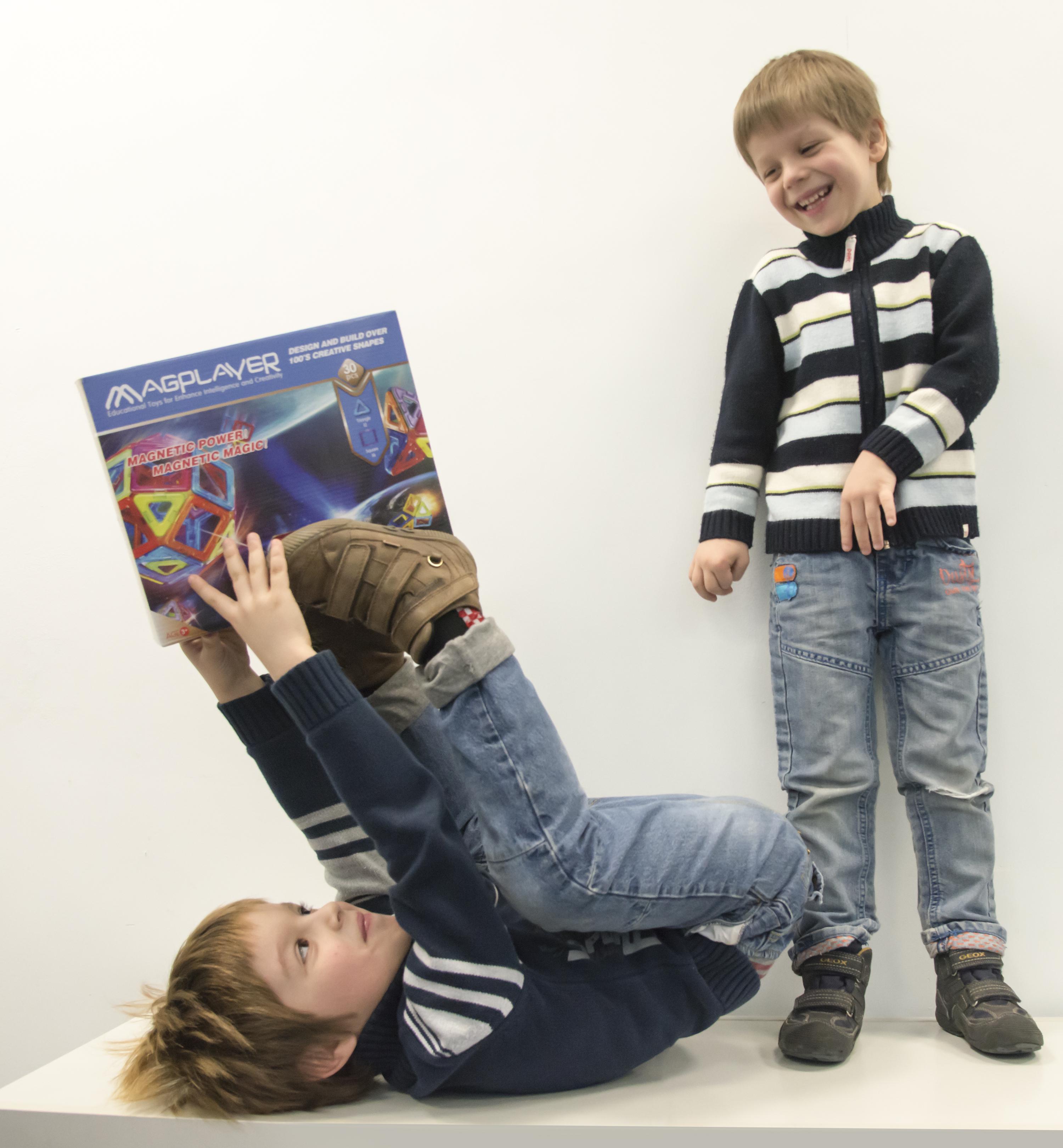 Конструктор магнітний MagPlayer MPB-30 30 дет. (9e79d574) - фото 7