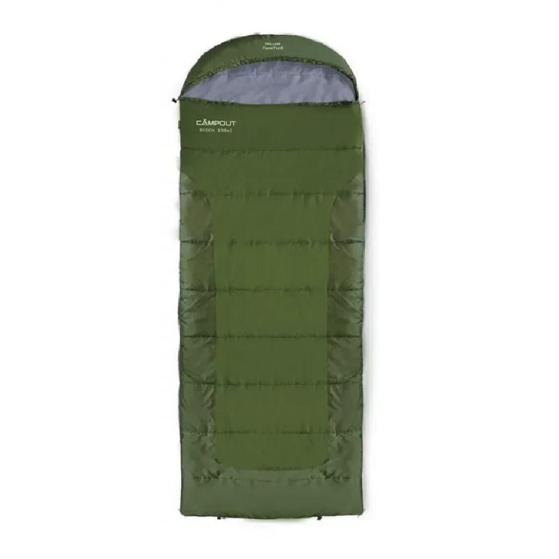 Спальный мешок Campout Beech XL 4/-1°C 190 см Right Zip Khaki (PNG 248845)