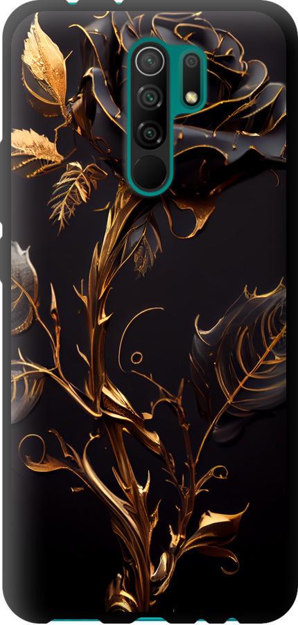 Чехол на Xiaomi Redmi 9 Роза 3 (5552b-2019-42517) Чехол на Xiaomi Redmi 9 Роза 3 (5552b-2019-42517)