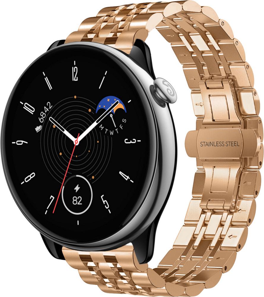 Металлический Ремешок Spinye для Amazfit GTR Mini Rose Gold (33500-27)