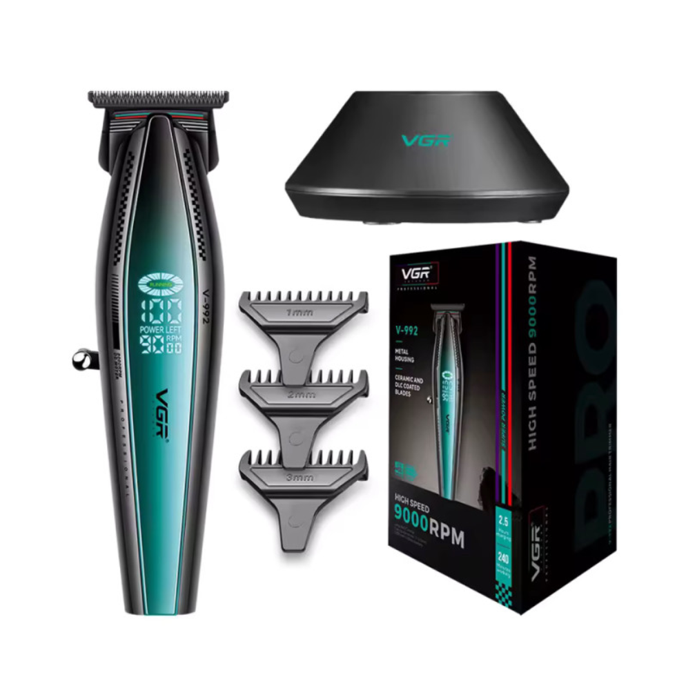 Тример акумуляторний для стрижки VGR роторний з 3 насадками (V-992) - фото 7 Тример акумуляторний для стрижки VGR роторний з 3 насадками (V-992) - фото 7