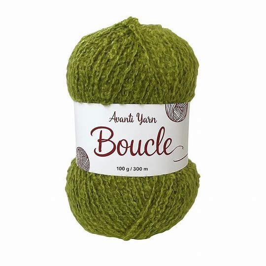 Пряжа Avanti Yarn Boucle букле для вязания ткачества макраме 100 г Зеленый №79 (2503729163) Пряжа Avanti Yarn Boucle букле для вязания ткачества макраме 100 г Зеленый №79 (2503729163)