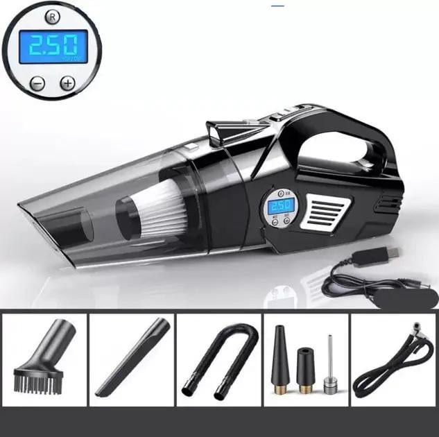 Пилосос автомобільний Car Mounted Vacuum Cleaner 4in1 з компресором (1098) - фото 3 Пилосос автомобільний Car Mounted Vacuum Cleaner 4in1 з компресором (1098) - фото 3