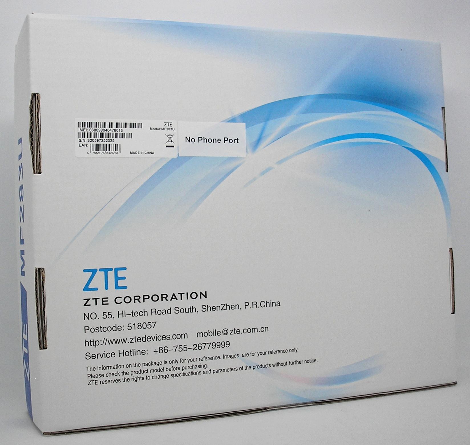 Модем-роутер WI-FI стаціонарний 3G 4G ZTE MF 283 u та два виходи під антену - фото 5 Модем-роутер WI-FI стаціонарний 3G 4G ZTE MF 283 u та два виходи під антену - фото 5