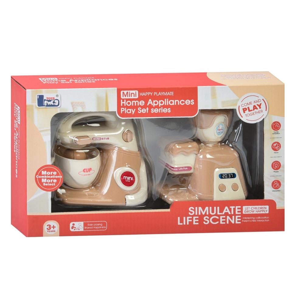 Набор детской бытовой техники Миксер и Кофеварка Bambi (IM-176-M-981)