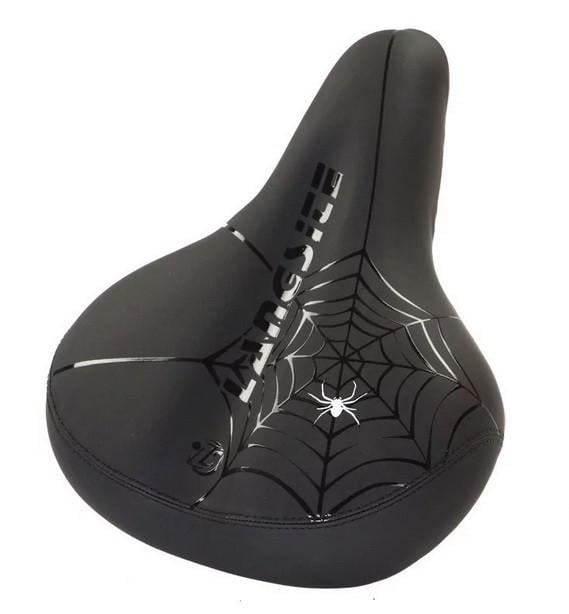 Седло велосипедное универсальное AL-6401 кожзам/мягкое 220х175 мм