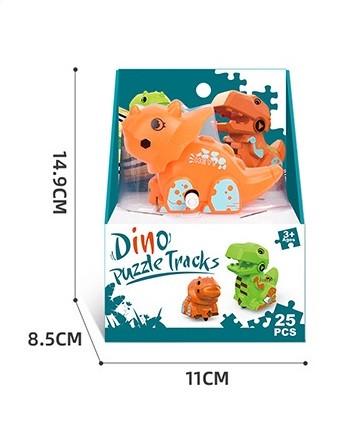 Пазли Dino Puzzle Tracks Трицератопс (2462835187) - фото 3
