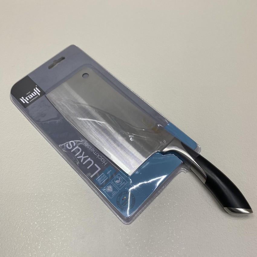 Сокирка кухонна Krauff Luxus 29-305-004 з нержавіючої сталі 17,5 см (2093540168)