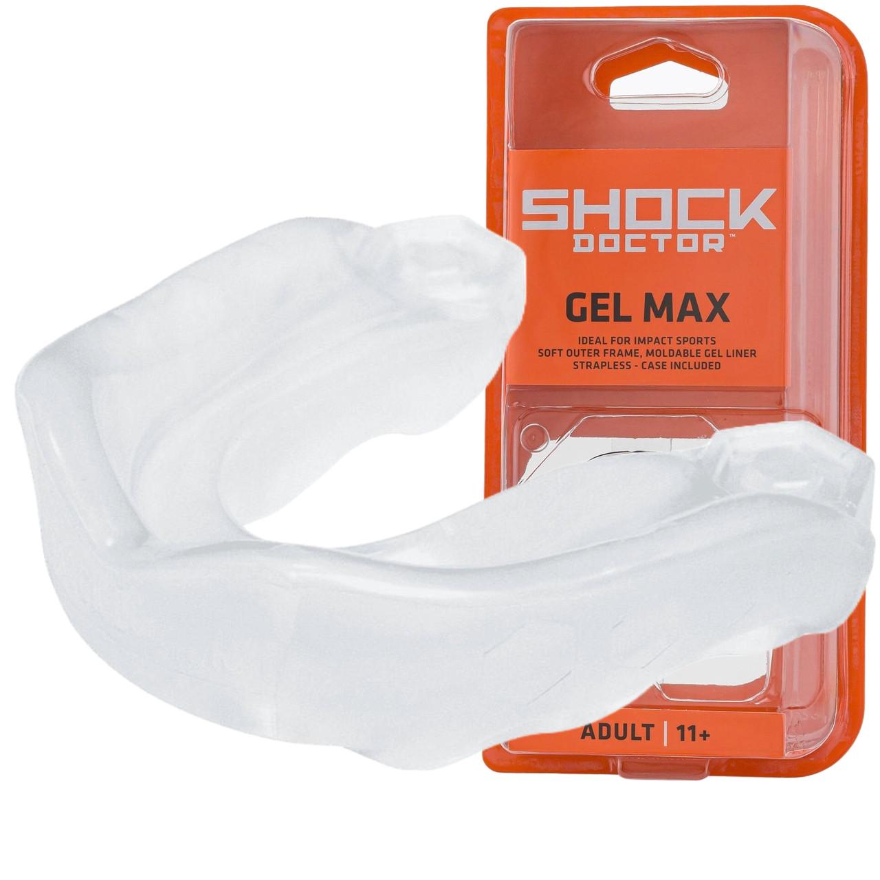 Капа Shock Doctor Gel Max доросла вік 11+ Clear (6190-TC-AD)