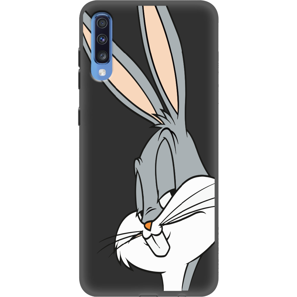 Чехол Boxface Samsung A705 Galaxy A70 Lucky Rabbit Черный силикон (36860-bk81-37421)