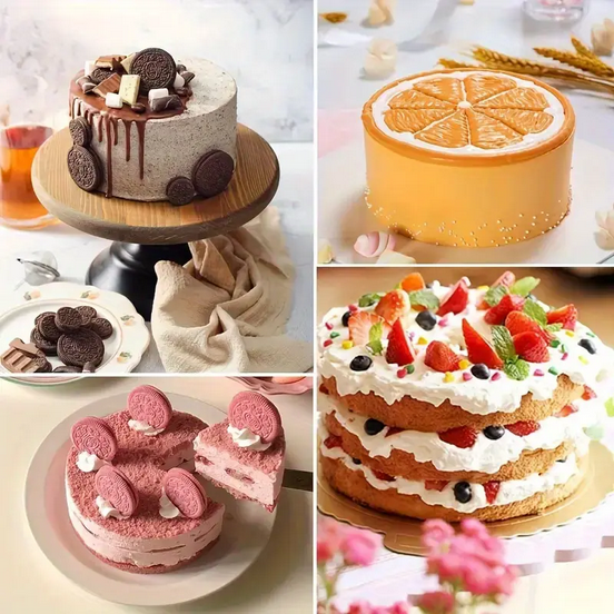 Форма для випікання силіконова з ручками кругла 13,8 см Сірий (SAM-0091) - фото 7 Форма для випікання силіконова з ручками кругла 13,8 см Сірий (SAM-0091) - фото 7