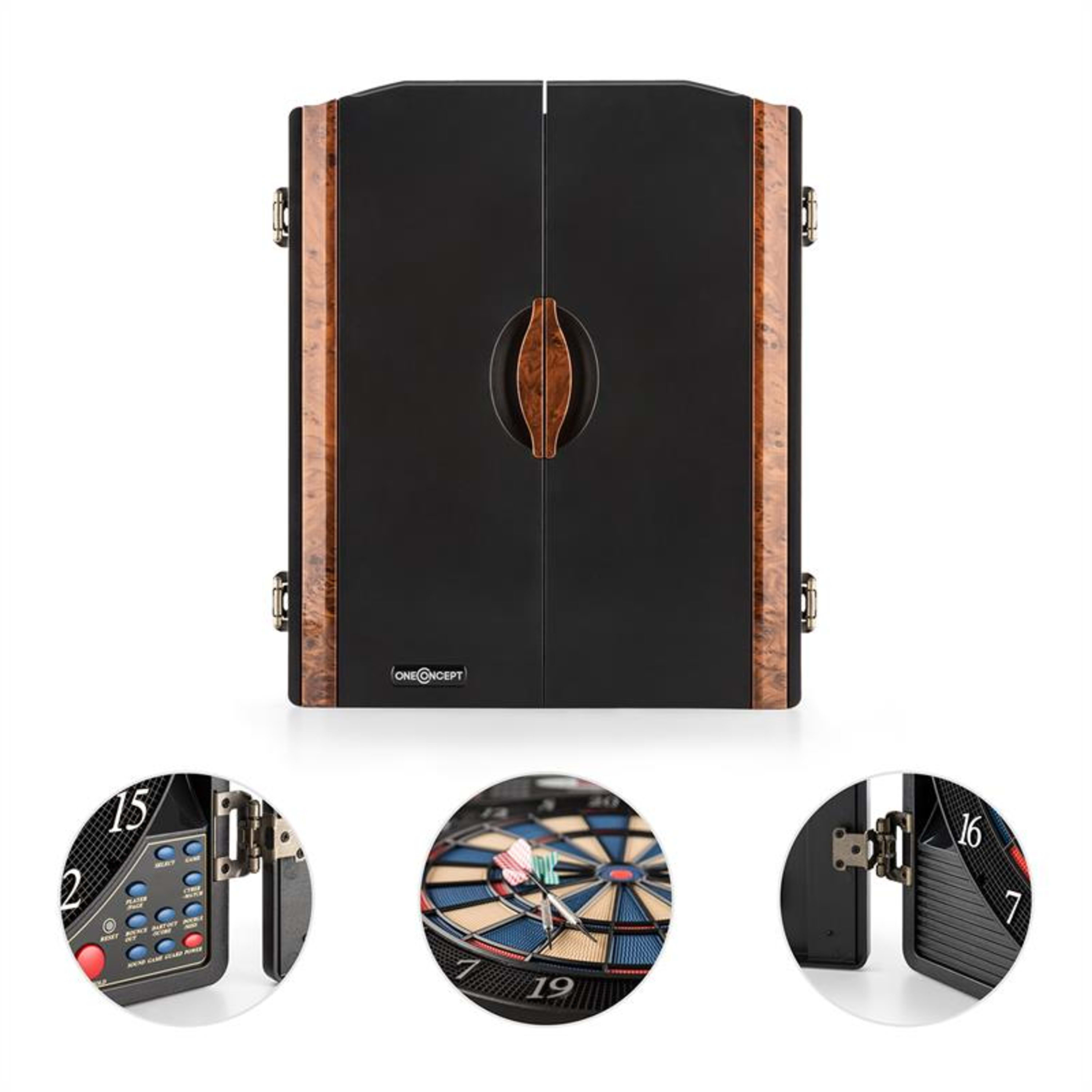 Дартс OneConcept Masterdarter підходить для гри до 16 гравців (10030658) - фото 3 Дартс OneConcept Masterdarter підходить для гри до 16 гравців (10030658) - фото 3