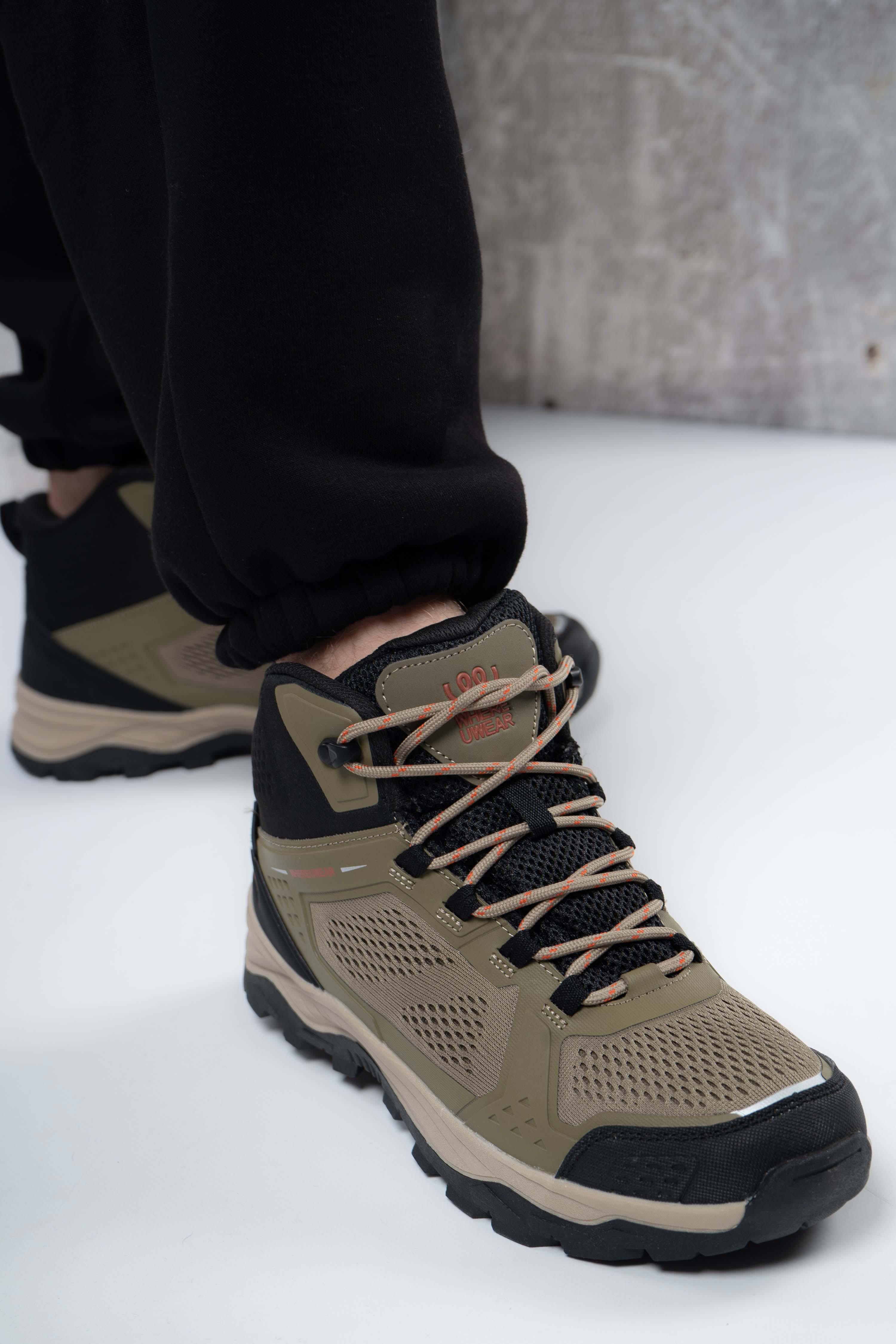 Ботинки мужские Where Uwear демисезонные 346912 р. 45 Коричневый (346912_45)