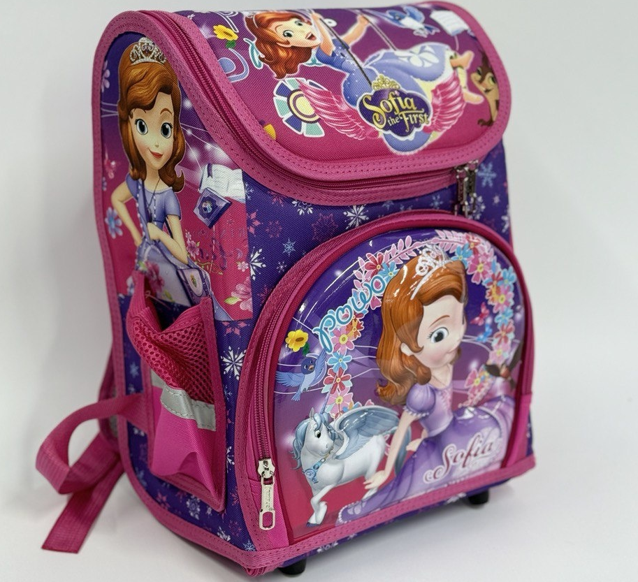 Школьный рюкзак для девочки Принцесса София эргономичная спинка Розовый (28443907)