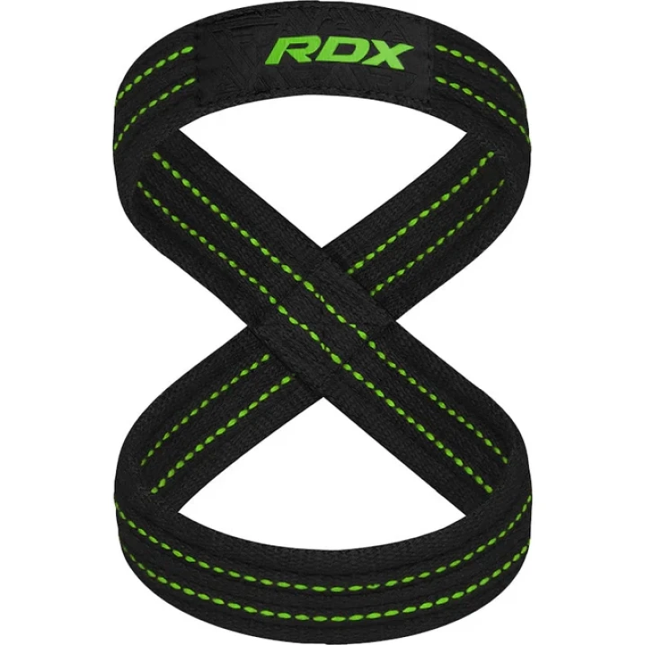 Лямки для залу RDX weight lifting 8 Figure Strap S Чорний (3068185063)