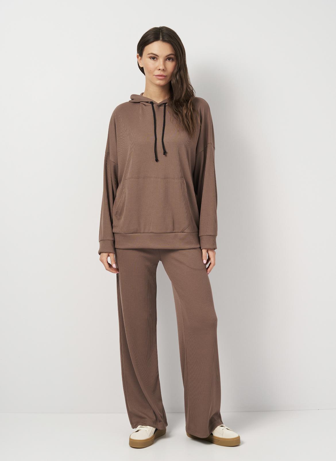 Костюм в рубчик женский Лали р. 50 Коричневый (2285640787) - фото 4 Костюм в рубчик женский Лали р. 50 Коричневый (2285640787) - фото 4