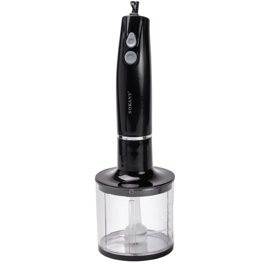 Блендер погружной для смузи Sokany 3в1 800 Вт Черный - фото 2 Блендер погружной для смузи Sokany 3в1 800 Вт Черный - фото 2