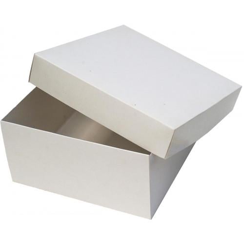 Коробка 200х200х100 мм подарункова Білий (503) - фото 1